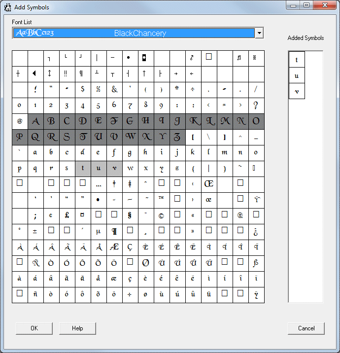 Cross Stitch Charting Software