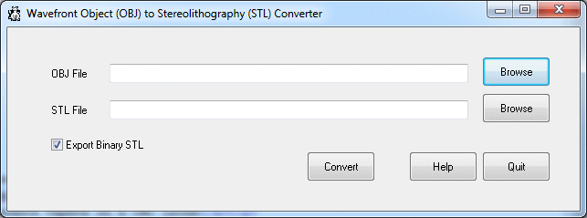 OBJ to STL