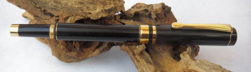 Black and Gold Rollerball Pen