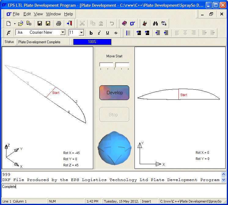 Plate Development Program